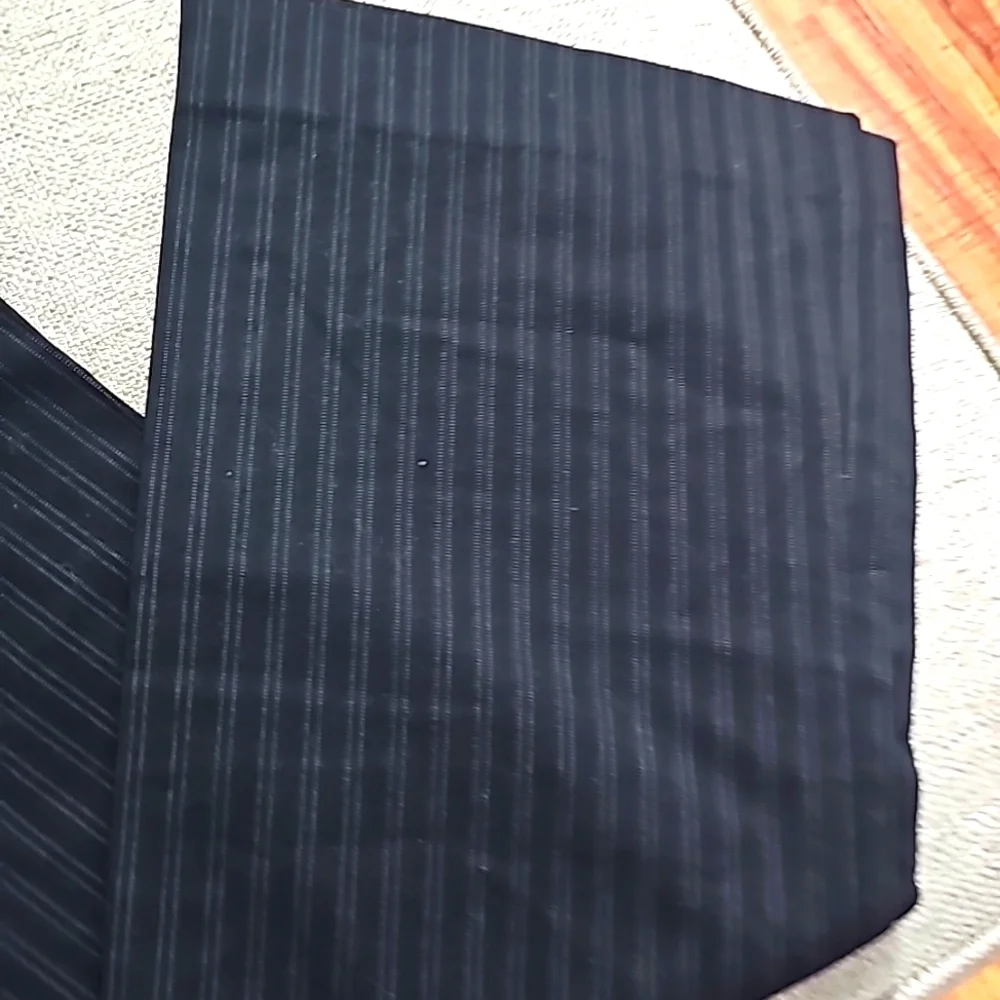 Gap Stretch Modern Fit Stripped Wide leg Pants Black size 4R NWT